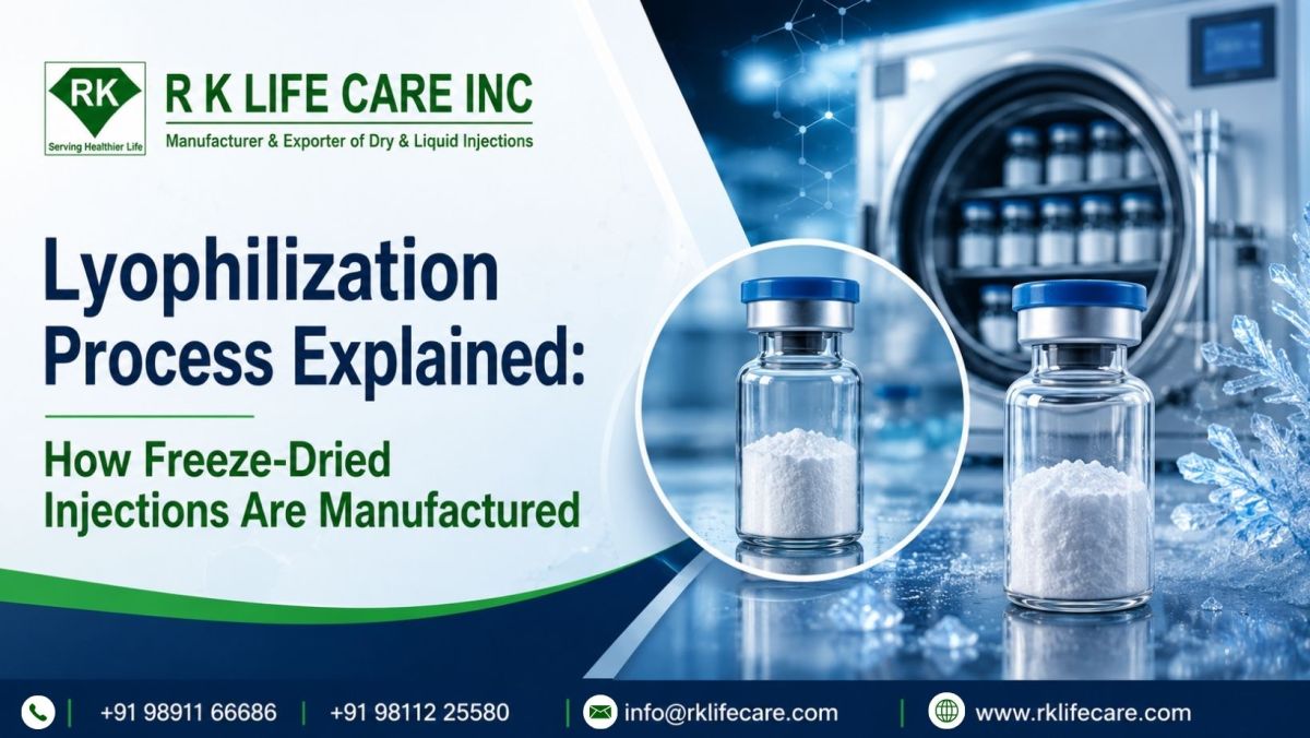 Lyophilization Process: Freeze-Dried Injection Manufacturing