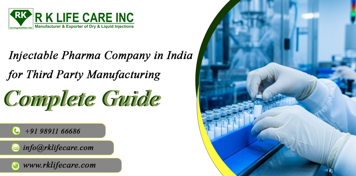 Injectable Pharma Company in India for Third Party Manufacturing