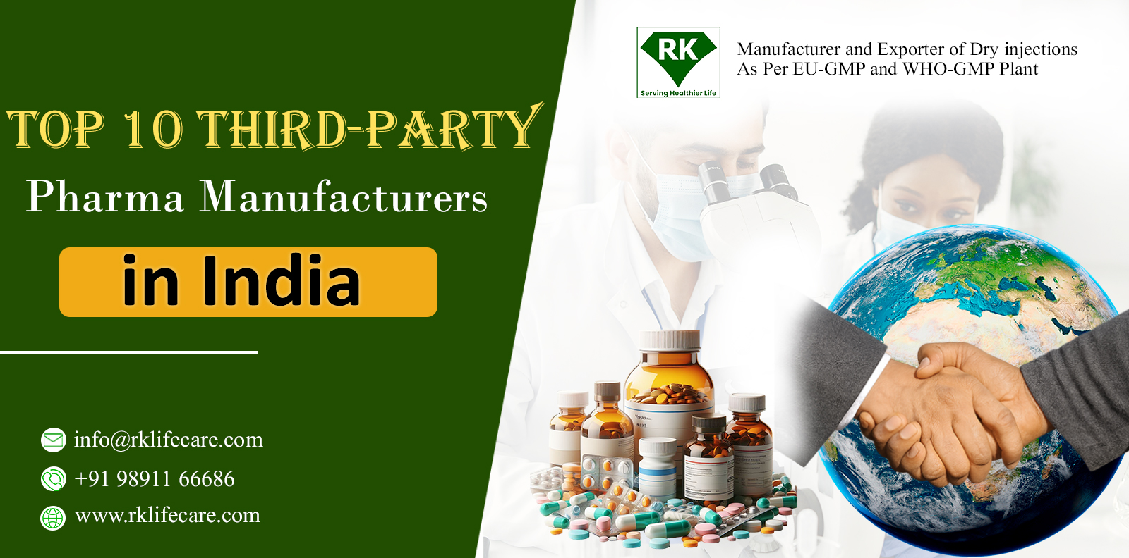 Top 10 Third-Party Pharma Manufacturers in India